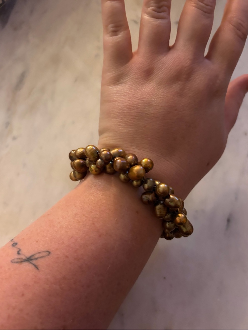 Cluster Bead Stretch Bracelet